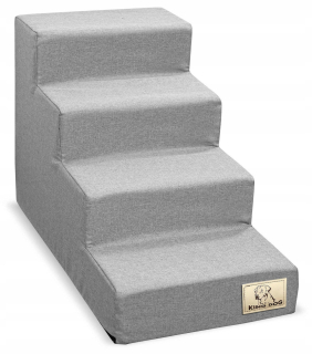 Schody Schody pre Pes Mačka Rampa Plošina 4 stupne Stabilná 40 cm Protišmyková